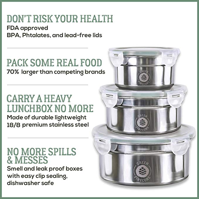 Leakproof Stainless Steel Lunchbox