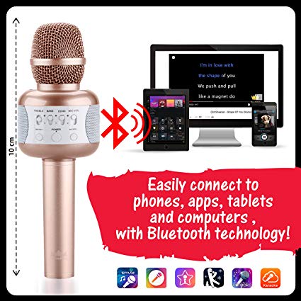 Wireless Bluetooth Karaoke Microphone