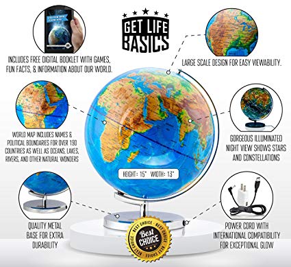 Light Up World Globe