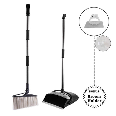 Broom and Dustpan Combo Set