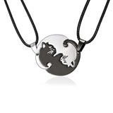 2-Piece Cat Couples Necklace